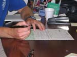 signing